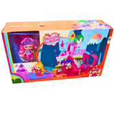 Dream Holiday Wonderland Princess Castle Playset - DIY Magic Castle with Doll, Ages 3+